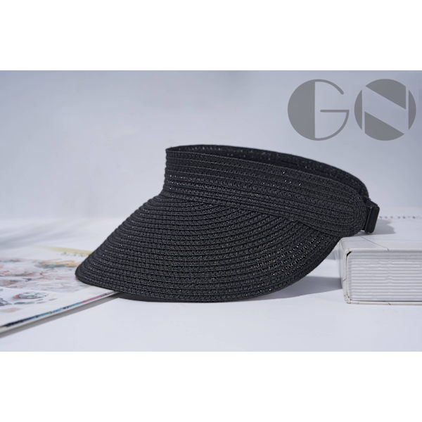 3 st solskydd kepsar sommar strandhattar hopfällbara halm solhattar