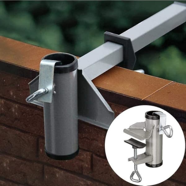 Paraplyholder til terrasse, metalparaplyholder, egnet til altan