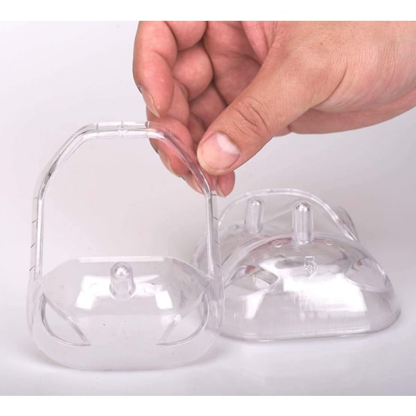 （Vit）5 storlekar Goatee Rakning Mall Beard Guide Shaper Beard S