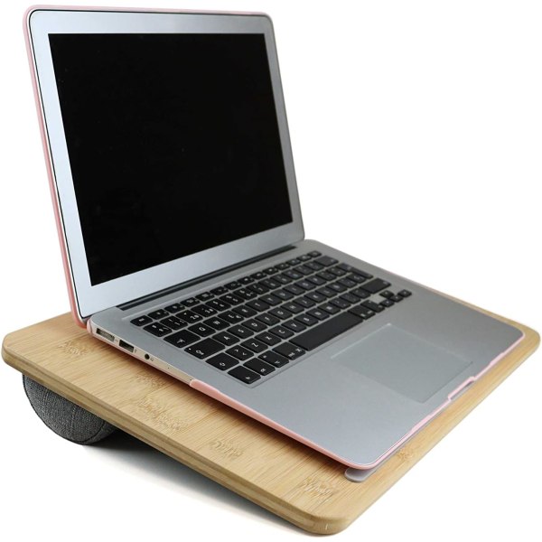Bærbar computerbakke med pude, bærbar computer knæpude, tablet computer seng, B