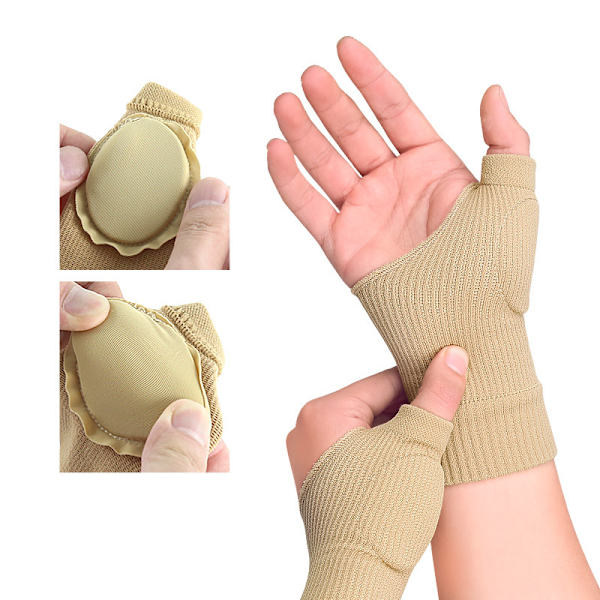 Handsker, håndledsstøtter, fingerløse handsker 1 par Farve L