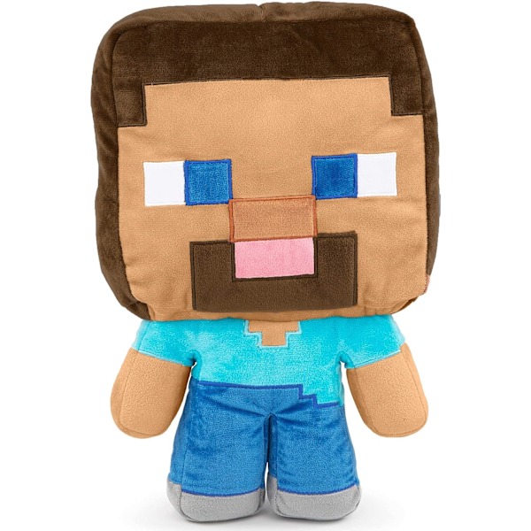 Minecraft Steve, Dekorationskudde - 39 cm bred - 100 % supermjuka polys