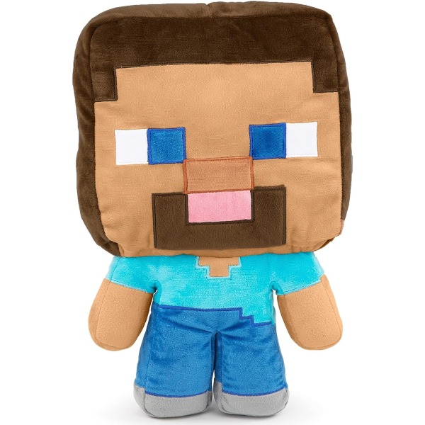 Minecraft Steve, Pynteputer - 39cm Bred - 100% Supermyk Polys