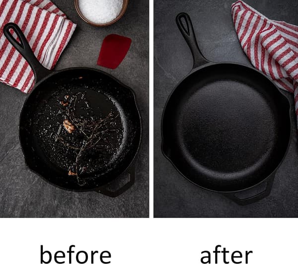 3 sæt rustfrit stål svampe til flerfarvede metaldåser