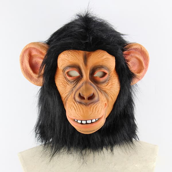 Chimpansemaske, fuld ansigtsmaske