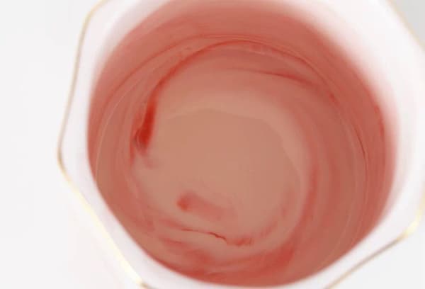 1 stk. Rosa Marmor Mønster Keramisk Skrivebords Penneholder
