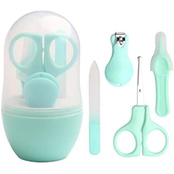 4 i 1 Baby Nagelklippare Set Grooming Kit Manikyr Set Inkluderar N