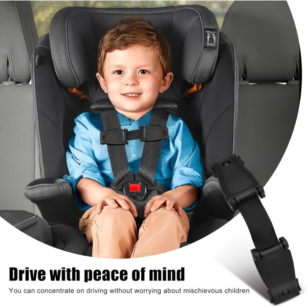 2st Child Car Safety Bälte Bröstklämma, Bilbarnstol Sele Clip, Adj 7f9f |  Fyndiq