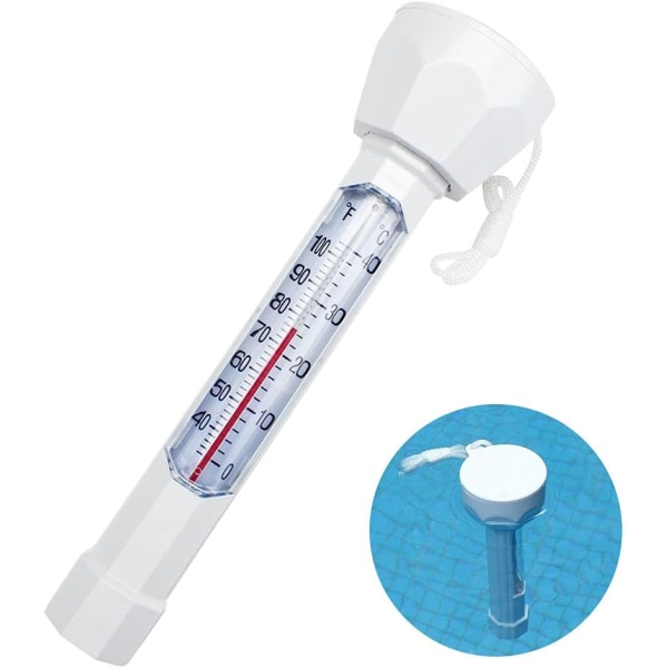 Simbassäng flytande termometer Lätt läsa termograf vatten
