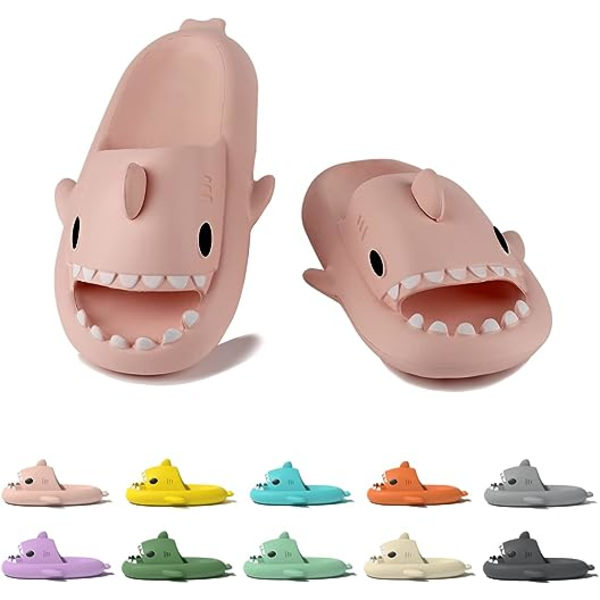 Håndklæder til kvinder og mænd Haj Slipper Sommer Sød Haj Slipper Sandal