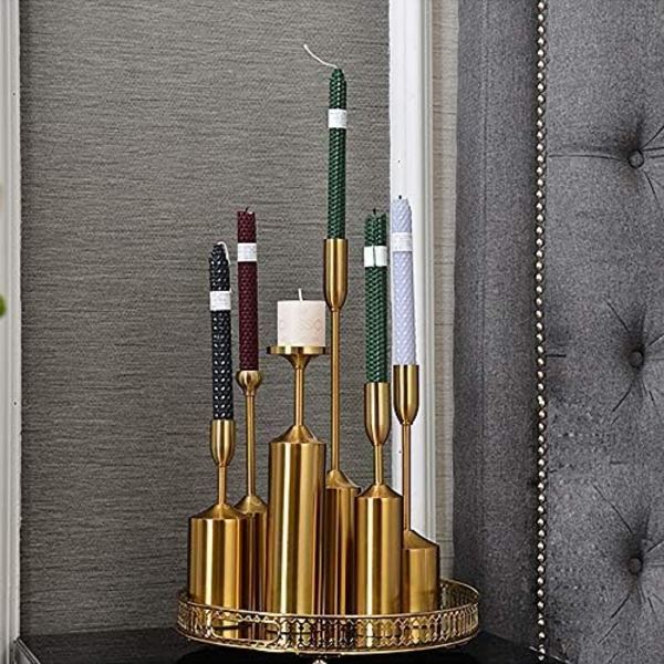 6 Vintage Guld Lysestager Lysestager til Jul Vi