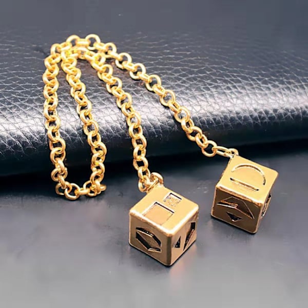 The Last Jedi Han Solo Lucky Dice Prop Guld Färg Smugglare Tärning