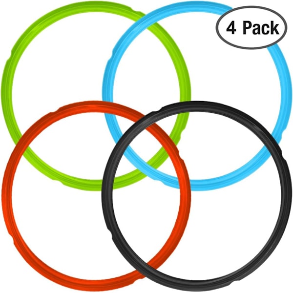4-pack packning, FineGood 5/6qt storlek silikonringar tryckkokare