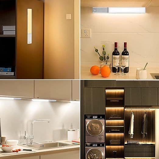 LED-skåpsbelysning 40 cm, med inomhus rörelsesensor, LED-remsa
