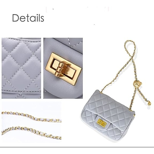Designer håndtasker Læder Clutch Lille Quiltet Håndtaske Skuldertaske B