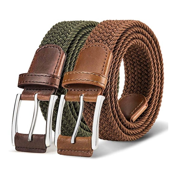 2-piece elastic waistband, woven golf belt fabric for men and wom