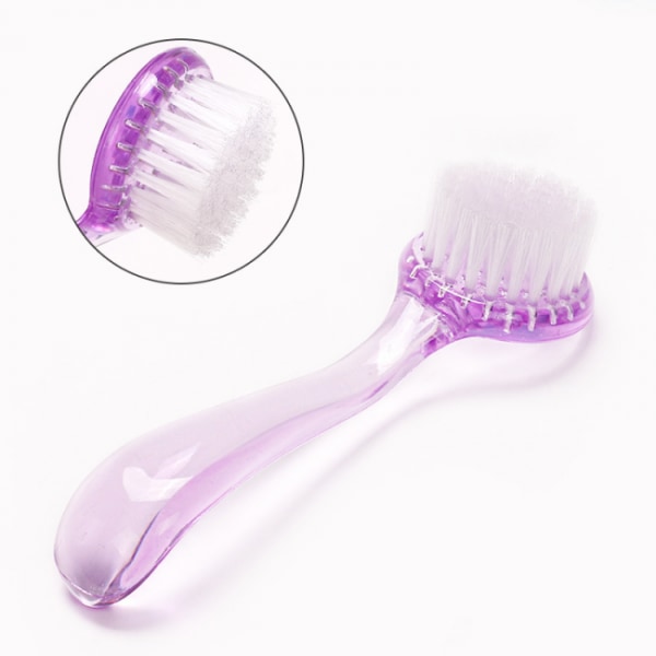 3-pack nagelborste i plast