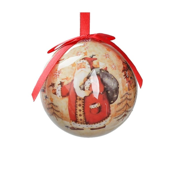 Santa Claus ball red Annual Christmas edition, ball, 7.2 cm,Chris