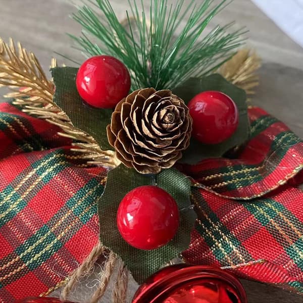 4 stk juleklokker til pynt på juletreet
