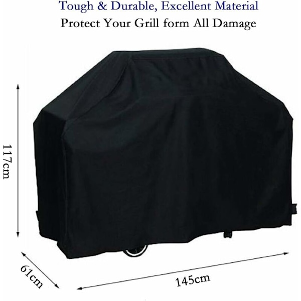 1PC Grillskydd Grillskydd BBQ Skyddande presenning Anti-U