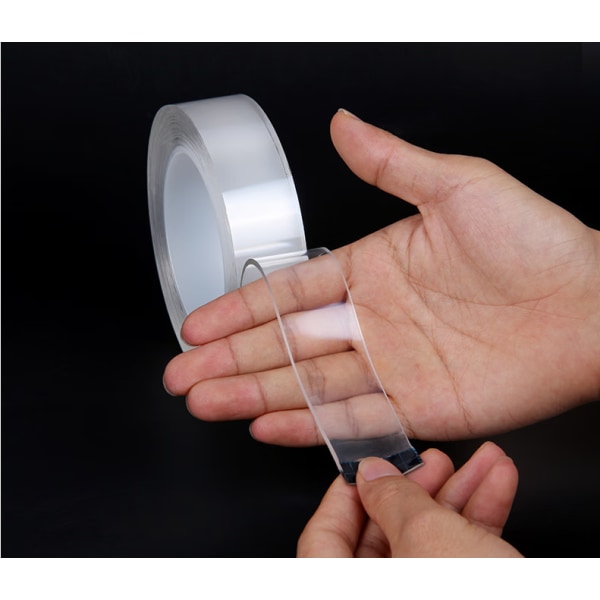 5M 1st dubbelhäftande transparent Nano-tejp i flera längder 5