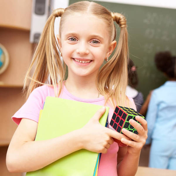 Speed ​​Cube Sæt, Puslespil Cube Bundle af 2x2 3x3 4x4 Pyramide Speed