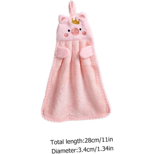 4 stk. hængende håndklæder til babyer og børn - Mikrofiber