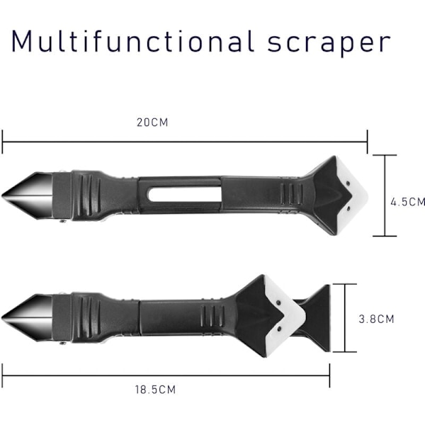2 x 3 in 1 lasiliimalastalla saumaustyökalut mukana tulee set