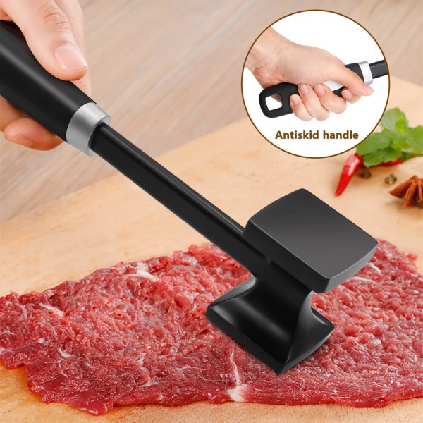 2 stk kjøttmørner, dobbeltsidig non-stick kotelettmørner,