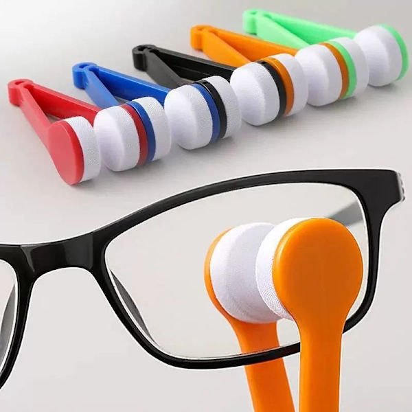 5 stk. Mini solbriller Brille rengøring i mikrofiber