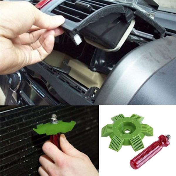Kondensator Radiator Fin Retter Rengøringskam Rake Aircon