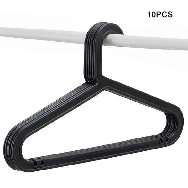10-pack standard PP-hängare för daglig användning