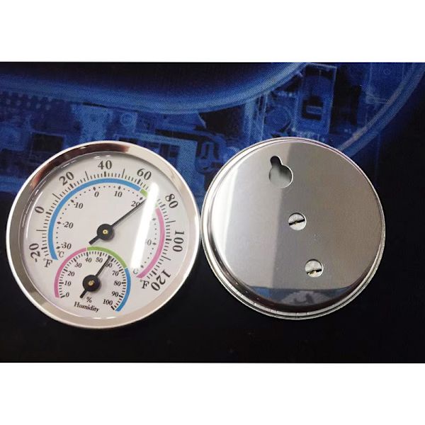 Farge Analog Innendørs Termometer Hygrometer Fuktighet Temperatur D