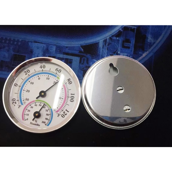 Farve Analog Indendørs Termometer Hygrometer Fugtighed Temperatur D