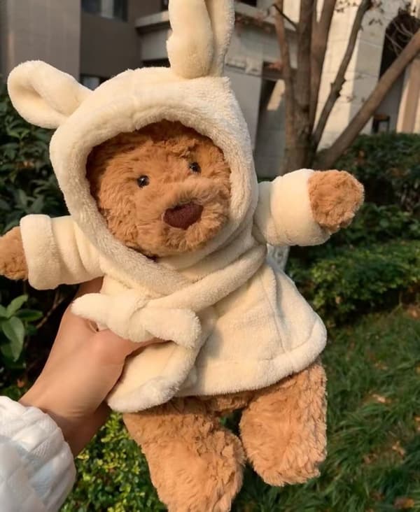 Plush Animal Toy Bartholomew Bear Bathrobe Medium