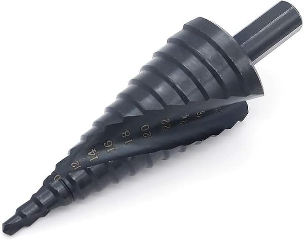 3 stk. HSS Spiral Nitriding Trin Drill Bit til Forstørrelse Skæring Hol