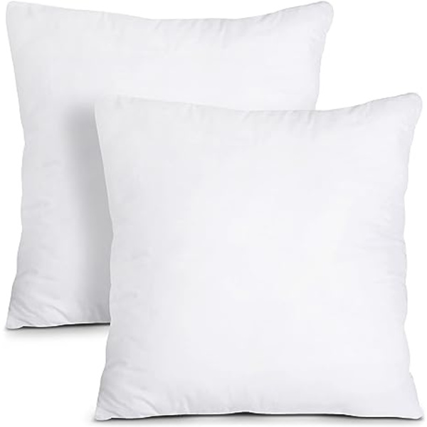 Sengepute Puter (2-pakning, hvit) - 45x 45cm Seng og Sofa Puter
