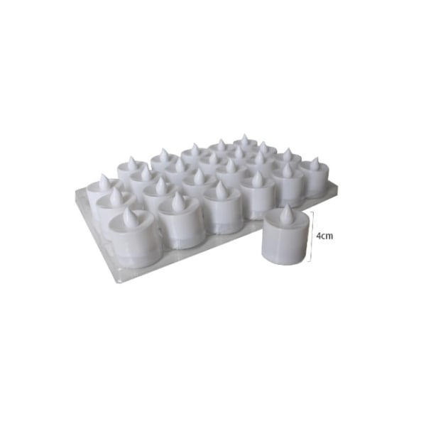 (24 Pack)Bag Candle Light and LED Tea Light - Decorative Flameles