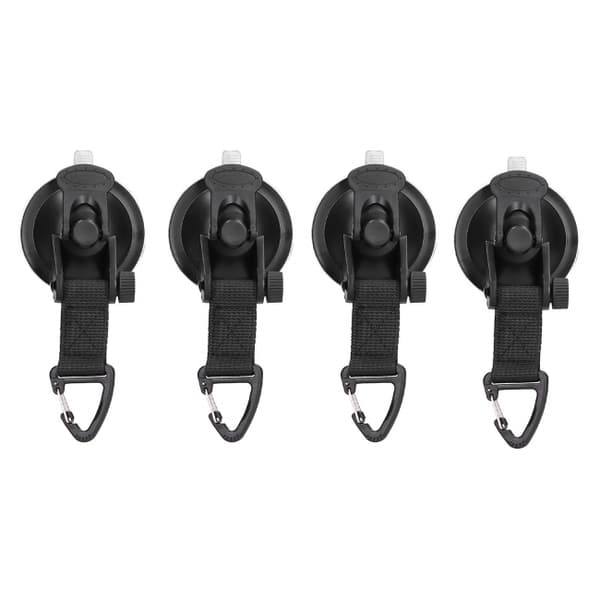 4 stk. Heavy Duty Anchor Tie Down Bærbar Stærk Sug Krog Ca