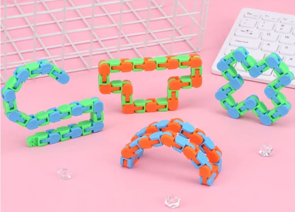 2-pak - Wacky Tracks Fidget-legetøj - Legetøj / Sensorisk - 56 cm