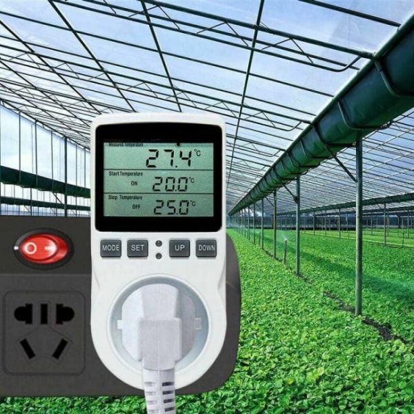 Programmerbar stikkontakt - Termostat stikkontakt, Digital timer stikkontakt, Di
