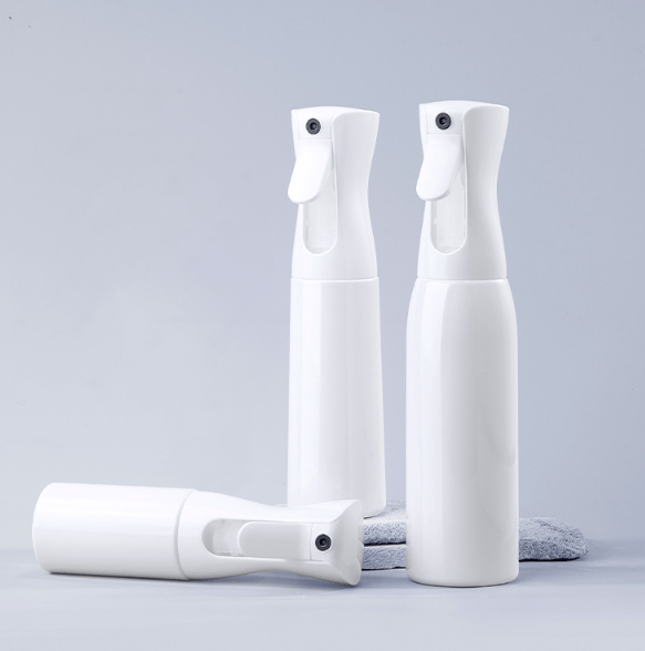 3-pack vita tomma sprayflaskor, plast, högtrycks konstant spray