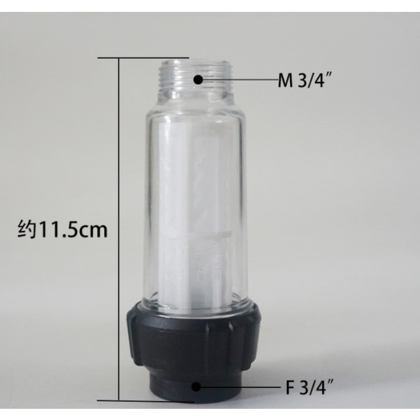 Vannfilter Hageslange, 3/4 tommers vannfilter Sett med 5 filter