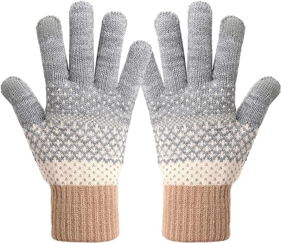 Termiska handskar för kvinnor Vinter Touch Screen Handskar Elastiska Varma Kni