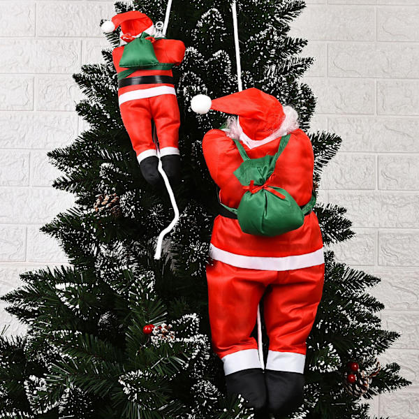 Jultomten på stege 150*90 cm Juldekoration Jul ch