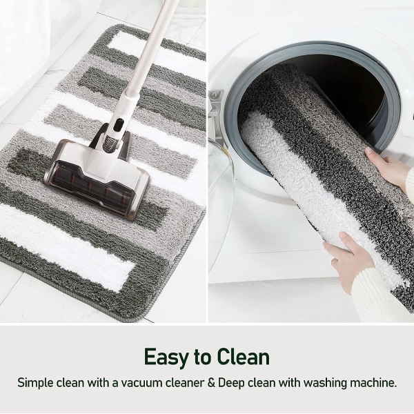 Skridsikker bademåtte Køkkenmåtte Fluffy bademåtte Blød mikrofiber