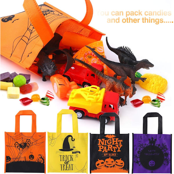 6 Halloween-godispåsar, godispåsar, Halloween-presentpåse