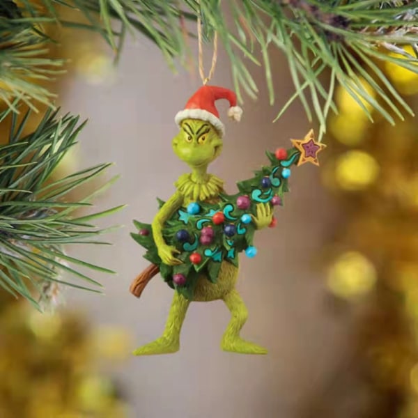 Julepynt til å henge på juletreet, juledekorasjoner, unike