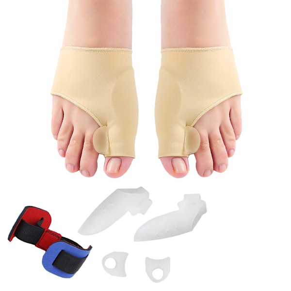 Tåkorrigerande ortos Hallux Valgus-separatorer och gelbehandling Und