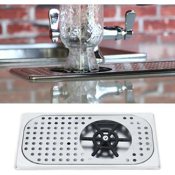 Skyld kopper, skyl glas med 114 mm diameter 201 rustfrit stål G1/
